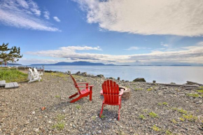 Waterfront Ferndale Home Deck and Beach Access